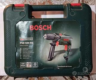 Trapano Bosch PSB 500 RE  con valigetta