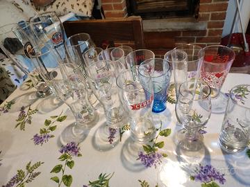 set di bicchieri da collezione coca-cola birreria