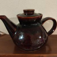 Teiera vintage ceramica smaltata 