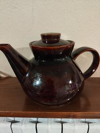 Teiera vintage ceramica smaltata 