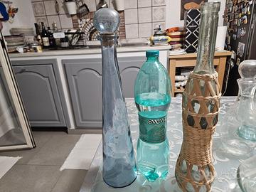 Bottiglie decorative in vetro