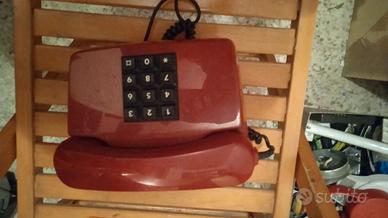 telefono vintage rosso