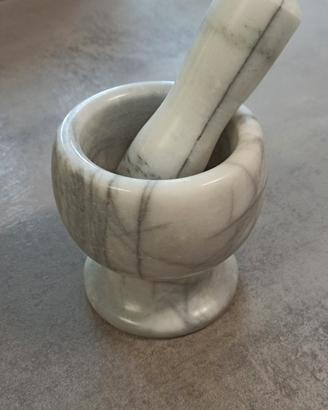 Mortaio e Pestello in vera pietra