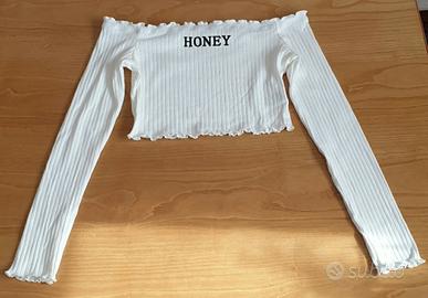 Maglietta Shein a coste tg.M