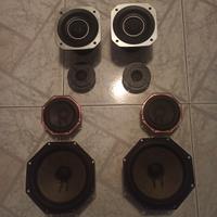 kit altoparlanti philips. woofer+ medi+ tw+ filtri