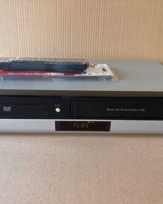 COMBO LG V190 VIDEOREGISTRATORE VHS ,DVD DIVX