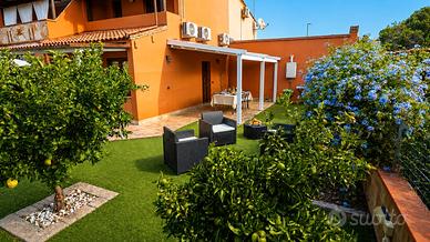 Settembre villino con giardino a 5min dal mare