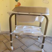 fasciatoio cam con vaschetta da bagno