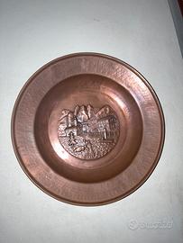 Piatto decorativo rame