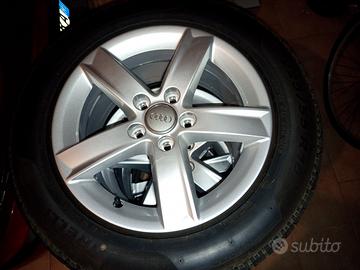 4 ruote invernali AUDI con gomme PIRELLI NUOVE 