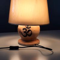 Lampada in legno - artistica