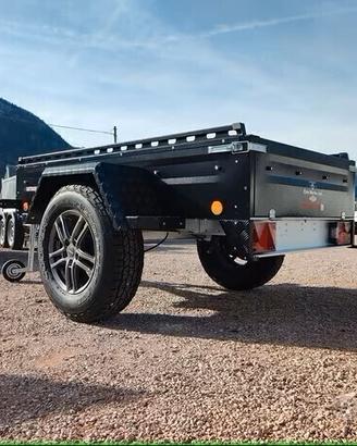 Carrello rimorchio auto fuoristrada