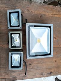 fari led da 30 e 10 watt