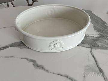 Centrotavola in ceramica ovale