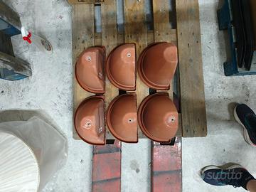 lotto 6 vasi plastica 
