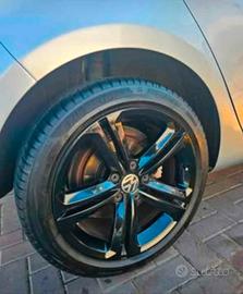 CERCHI IN LEGA VOLKSWAGEN NERO LUCIDO DA 17