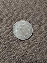 moneta da5 Lire del Governo Provvisorio di Lombar