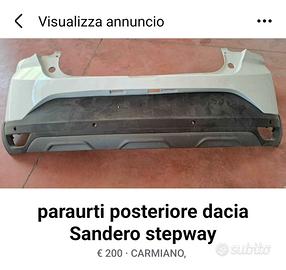 Paraurti  posteriore dacia Sandero stepway