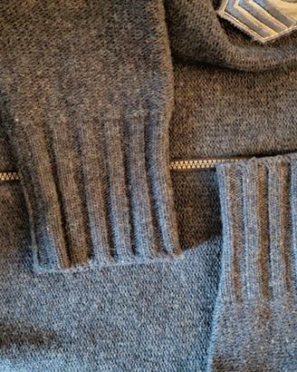 maglione la martina con cerniera vintage