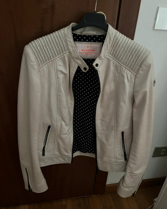 Giacca in pelle vera