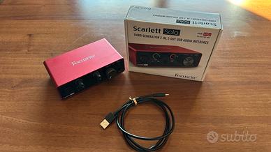 Focusrite Scarlett Solo 3rd Gen