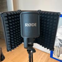 Microfono RODE NT-USB+ (schermo sonoro treppiede)