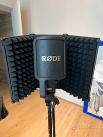 Microfono RODE NT-USB+ (schermo sonoro treppiede)