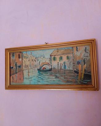 Quadretto olio vintage
