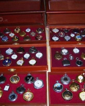 Orologi da tasca 80 totale + 2 bauletti