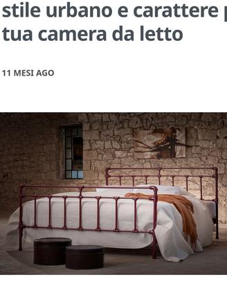 Spalliera letto matrimoniale 