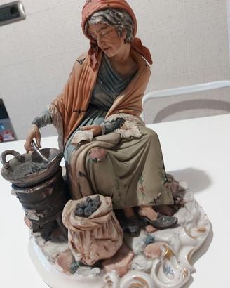 STATUA CAPODIMONTE  ARTISTA MENEGHETTI