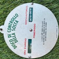 Disco orario anni 60 auto