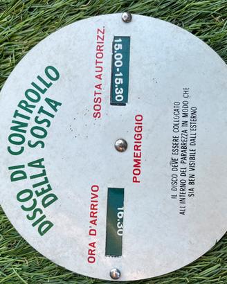 Disco orario anni 60 auto