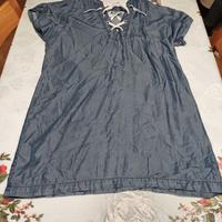 Vestito estivo donna effetto jeans XL