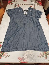 Vestito estivo donna effetto jeans XL