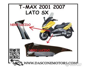 Fianchetto e sottopedana Tmax 2001 2007 nero lucid