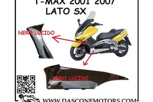 Fianchetto e sottopedana Tmax 2001 2007 nero lucid