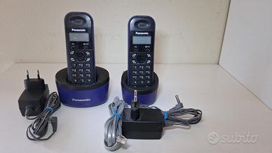 Coppia telefoni cordless Panasonic