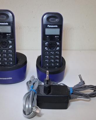 Coppia telefoni cordless Panasonic
