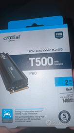 Crucial T500 2TB con dissipatore