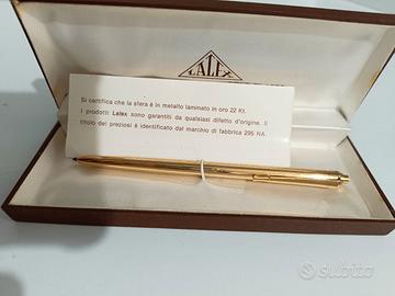 penna placcata oro Lalex 