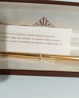 penna placcata oro Lalex 