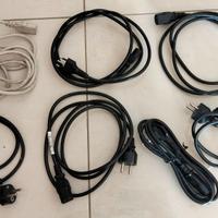 Cavi Tripolari PC con spina Schuko Italiana Ingles