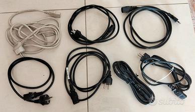 Cavi Tripolari PC con spina Schuko Italiana Ingles