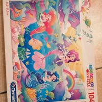 puzzle under the sea con glitter