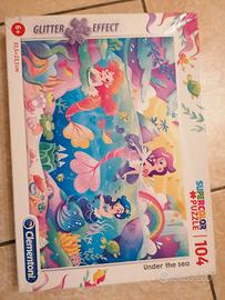 puzzle under the sea con glitter