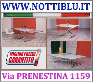 Tavolino Trasformabile etoille con Allunghe latera