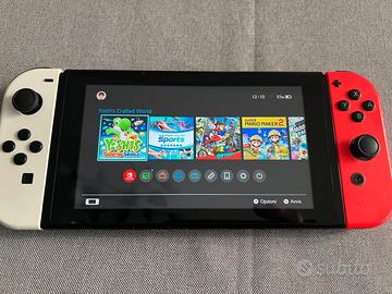 Nintendo Switch + giochi + custodia