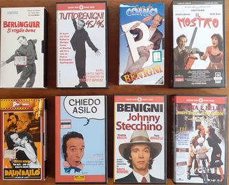 Roberto Benigni 8 videocassette