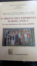 Il diritto nell'esperienza di Roma antica